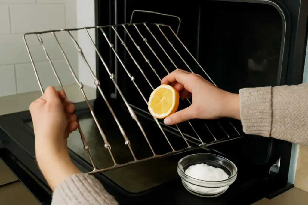 Errore comune nella pulizia della griglia del forno: il rimedio naturale che non la danneggia