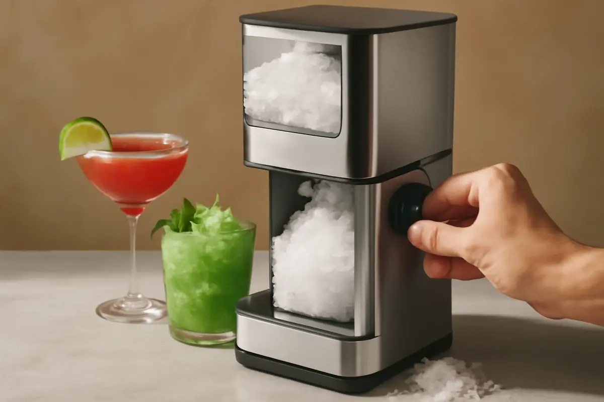 Macinaghiaccio elettrico per cocktail e granite: la regolazione nascosta che fa la differenza sulla consistenza