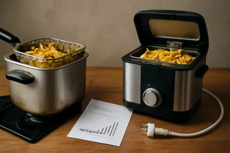 Friggitrice tradizionale contro friggitrice elettrica: valutare il consumo nascosto che influisce sulla bolletta