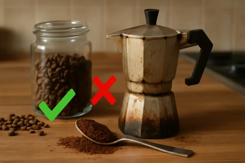 Gli errori da evitare nella manutenzione della moka: proteggi l’aroma del tuo caffè più a lungo