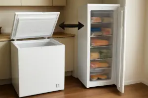Come funziona il congelatore a pozzetto rispetto a quello verticale? I motivi pratici per cui conviene uno sull’altro in cucina