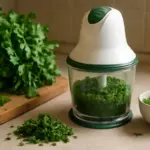 Tritaprezzemolo elettrico: il segreto per conservare aroma e colore senza sprechi