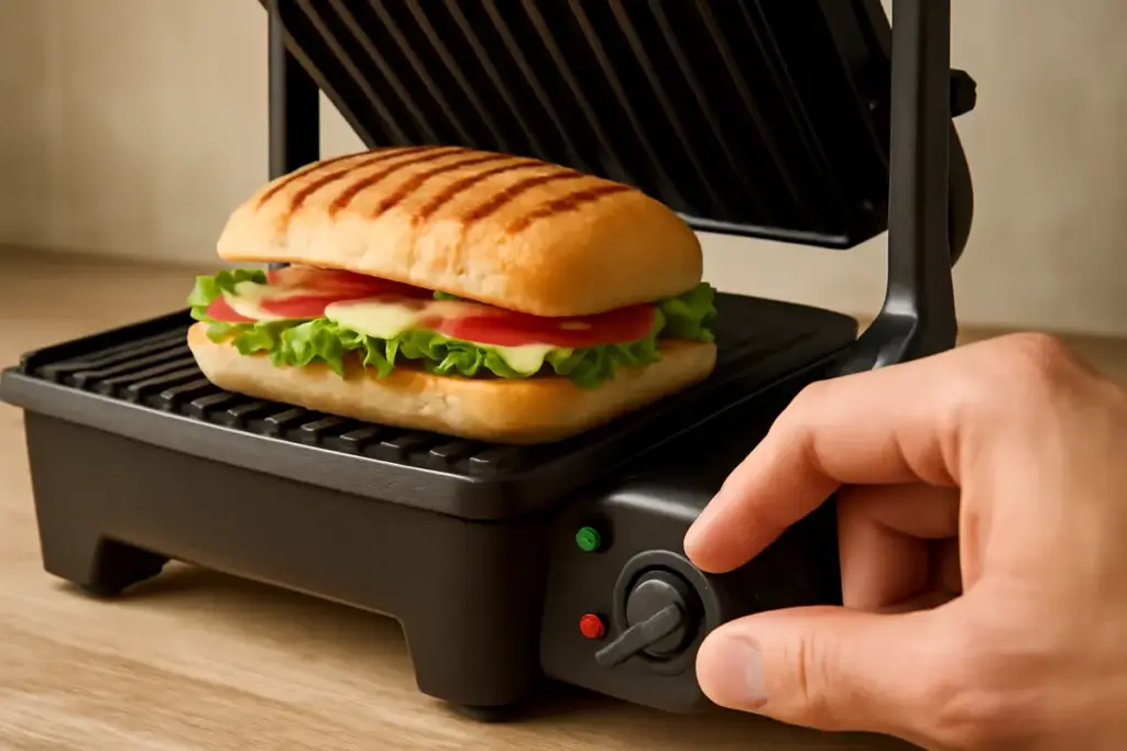 Piastra elettrica per panini croccanti: la regolazione poco nota che evita la bruciatura degli ingredienti