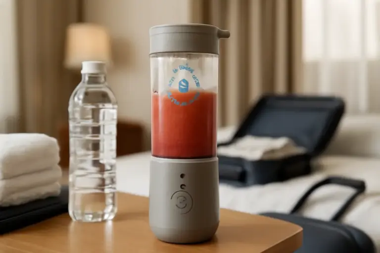 Qual è il frullatore portatile ideale da viaggio? La funzione “auto-clean” salva tempo ovunque