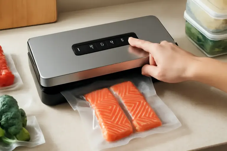 Macchina per il sottovuoto professionale domestica: sigilla gli alimenti senza errori e risparmia spazio